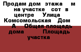 Продам дом 2этажа 152м2. на участке 7 сот. в центре. › Улица ­ Комсомольская › Дом ­ 13“А“ › Общая площадь дома ­ 152 › Площадь участка ­ 7 › Цена ­ 2 680 000 - Алтайский край, Косихинский р-н, Косиха с. Недвижимость » Дома, коттеджи, дачи продажа   
